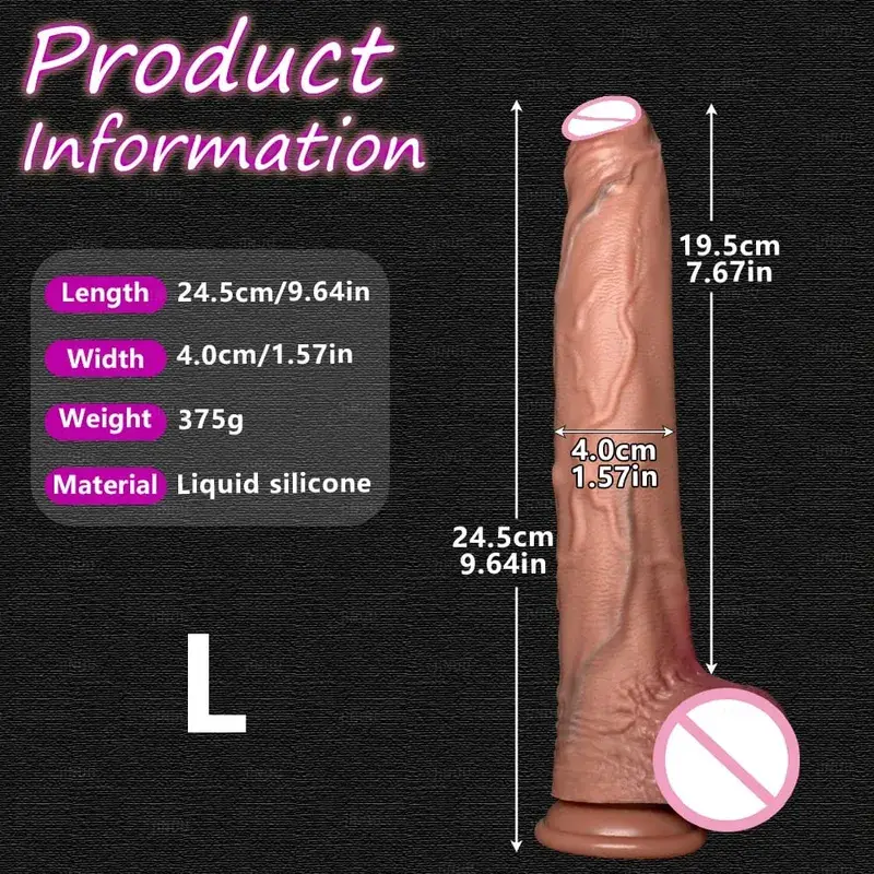 Grand godemiché réaliste en Silicone, 5 tailles, ventouse, énorme pénis, pour Couples, Masturbation, bite douce, femme, homme, jouet sexuel Anal pour adulte — image 11