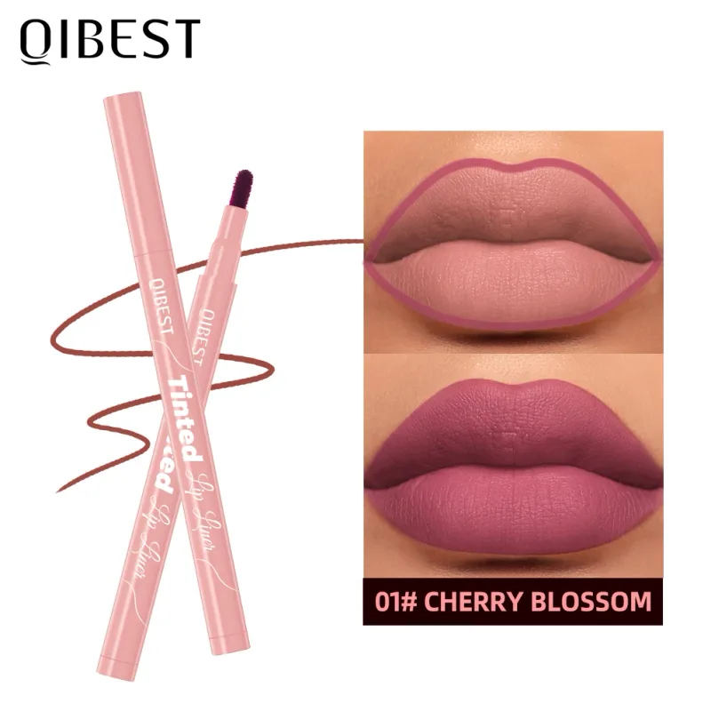 5 Farben Lippenstift Lipliner Nude Matte Lip Liner Pen Nicht trocknend Wasserdicht Plumping Outline The Lips Contour Makeup Beauty