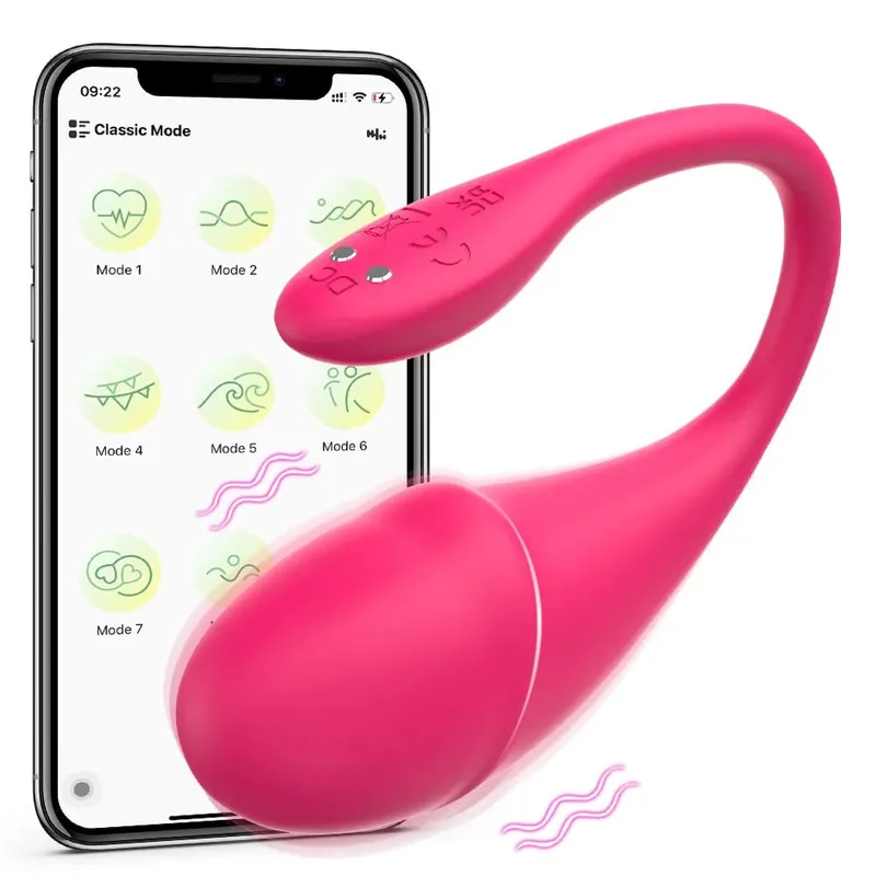 APP אישה רוטטת ביצה לעיסוי נרתיק ממריץ נקודתי שלט רחוק של צעצועי מין לבישים לאישה למבוגרים