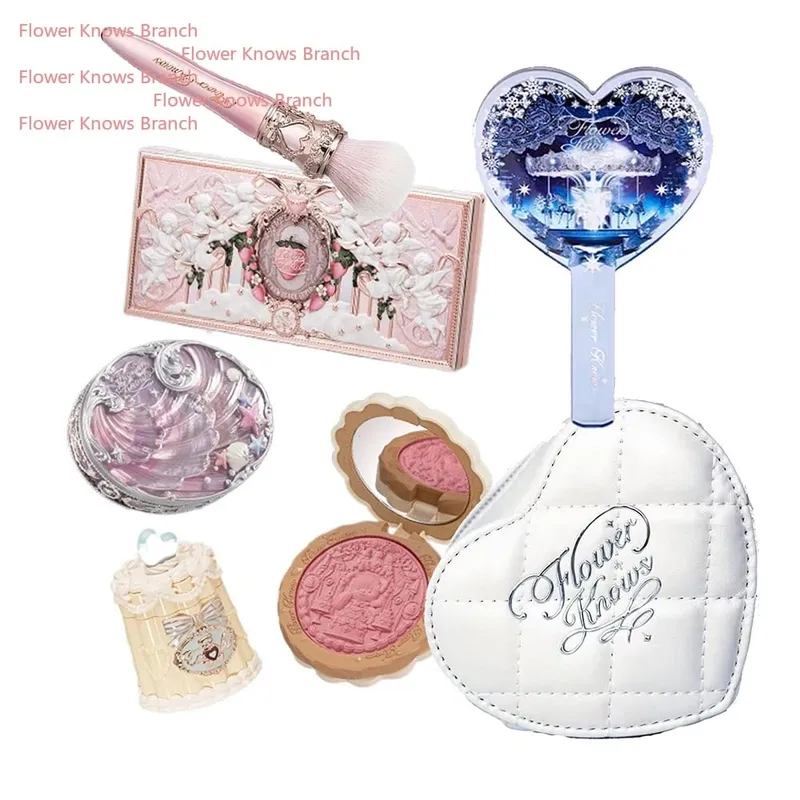 Flower Knows Makeup Kits Christmas Gift Set Mirror Long Lasting Blush Matte Lipstick Pressed Powder All in Make Up Sets — image 2