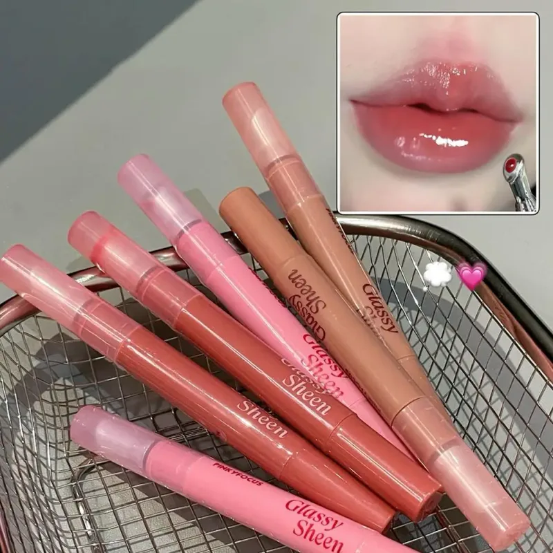 Lip Gloss Vitamin E Lip Serum Hydrating & Plumping Tinted Lip Gloss Moisturizing Lip Balm For Glossy Sheer Smooth Lips — image 2
