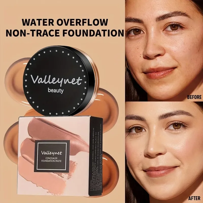 3 Stück/Set Velvet Face Set Foundation+Primer+Concealer, wasserdichter und langanhaltender Matteffekt, geeignet für Anfänger, Reiseset. — image 3