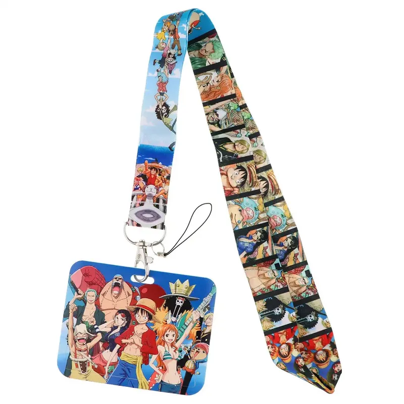 Pemegang Tauliah Rantai Kunci Lanyard Leher Untuk Pemegang Kad Kredit Pas Kad Akses Aksesori Anime Cosplay — image 8