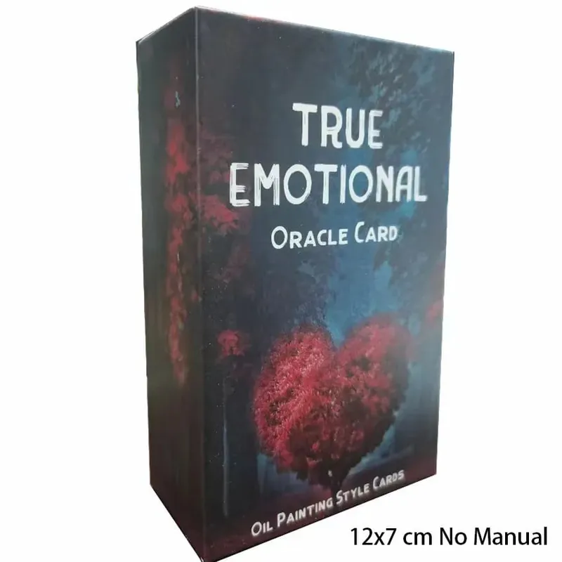 12x7 cm True Emotional Oracle Kartenspiele, kein Handbuch