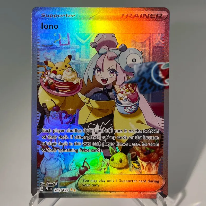 Paldea Evolved การ์ด PKM PTCG4-C GX Rainbow Magikarp Raichu Tyranitar Iono คอลเลกชันที่หายาก Battle ของเล่นของขวัญสำหรับงานอดิเรก — image 26