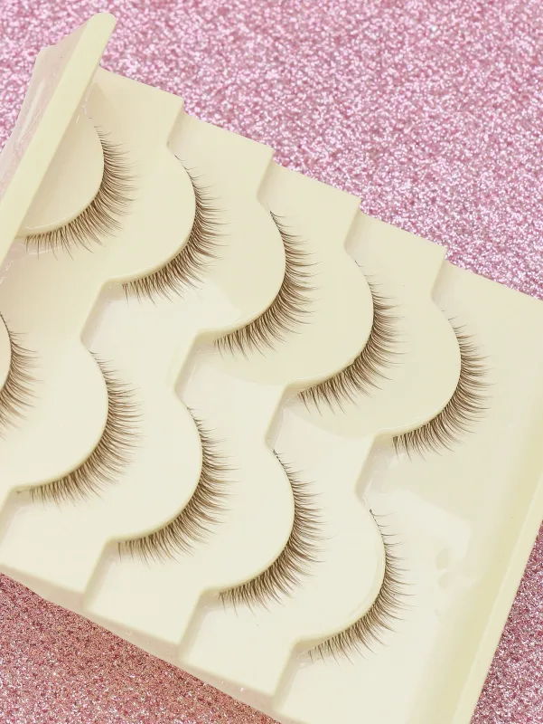7/5 Paar braune 3D-Nerzwimpern, Seidenwimpern, natürliche lange falsche Wimpern, dramatisches Volumen, gefälschte Wimpern, Make-up-Wimpernverlängerung — image 4