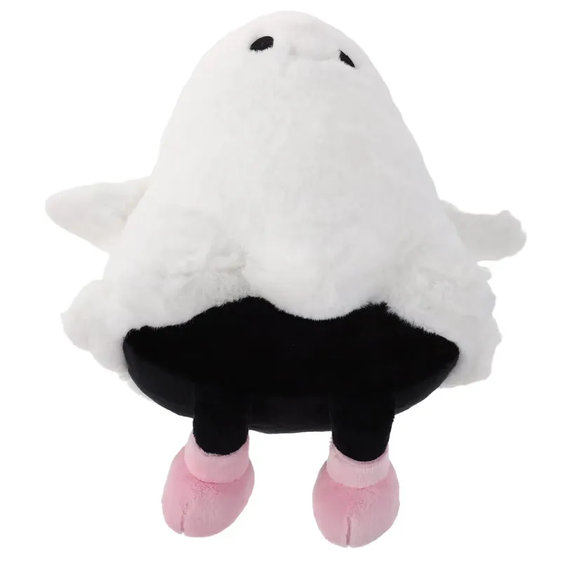 Cuscino decorativo bianco imbottito con fantasma di Halloween, morbido e imbottito, per divano letto da interno, per bomboniere di Halloween — image 2