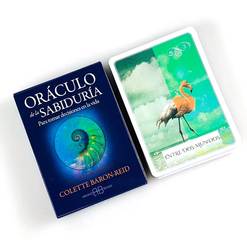 Карты Oráculo De La Sabiduría Oracle, испанская версия, колода для гадания мудрости, карты для гадания, игра для коллекционеров, подарки — image 2