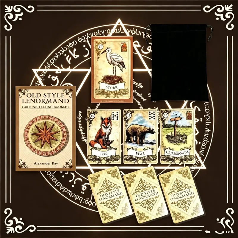 Lenormand-Karten im alten Stil – Vintage-Orakel-Deck für Wahrsagerei und Tabletop-Spiele — image 5