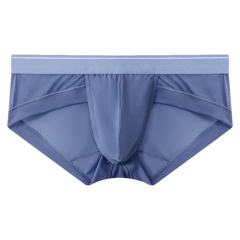 Herren-Slip, atmungsaktiv, 3D-Beutel, leicht, Herren-Bikini-Unterwäsche, weich, transparent, bequem, schnell trocknend, dehnbar, dreieckig für den Sommer — image 11