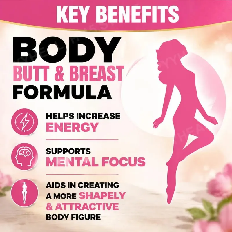 แคปซูลสูตร Docteat Body Butt & Breast ช่วยเพิ่มพลังงานและรองรับสมาธิด้วย Creatine และเวย์ 60 แคปซูล — image 5