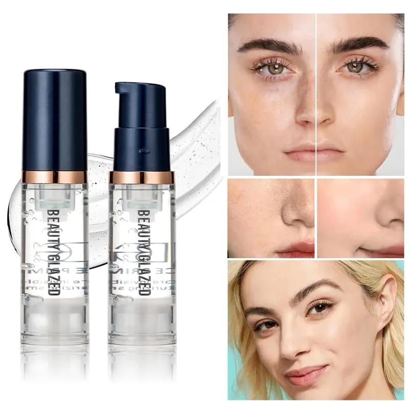 3 stk Ansigtsmakeup Sæt Flydende Foundation+Primer+ Liquid Contour Naturlig Vægtløs Langtidsholdbar Smudgeproof Bronzer