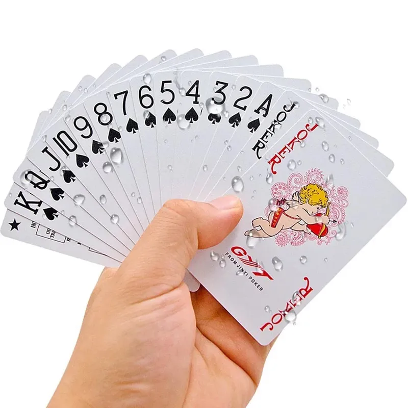 Premium Frosted Playing Cards PVC Plastic Waterproof Durable Poker Cards Large Character Deck of Cards for Parties — image 4
