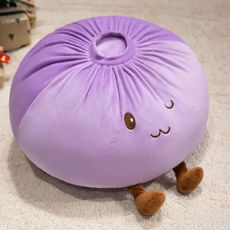 Superweiches Plüschmaterial, gedämpftes Brötchen-Plüschkissen, gefüllt mit PP-Baumwolle, zum Stressabbau, Knödel-Plüschtier, flauschig, bequem — image 8