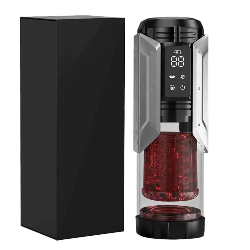 Masturbador masculino automático, bomba de pene, succión, vibración, empuje, 100% giratorio, resistente al agua, mamada, juguete sexual para adultos, Stroker para hombres — image 12