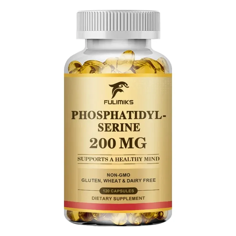 PhosphatidylSerine Capsules High Absorptions Supplement til støtte for hukommelsesfokus Kognitiv søvn og hjernesundhed — image 8