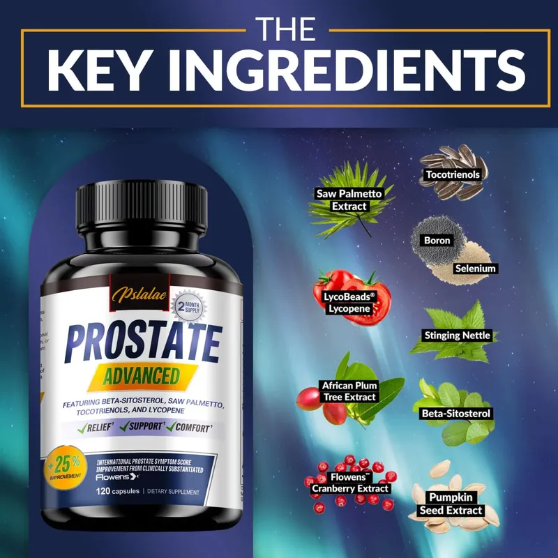 Artikel melden Prostata – Premium-Formel mit Sägepalme, Lycopin, Brennnessel, Cranberry – 30/60/120 Kapseln — image 3