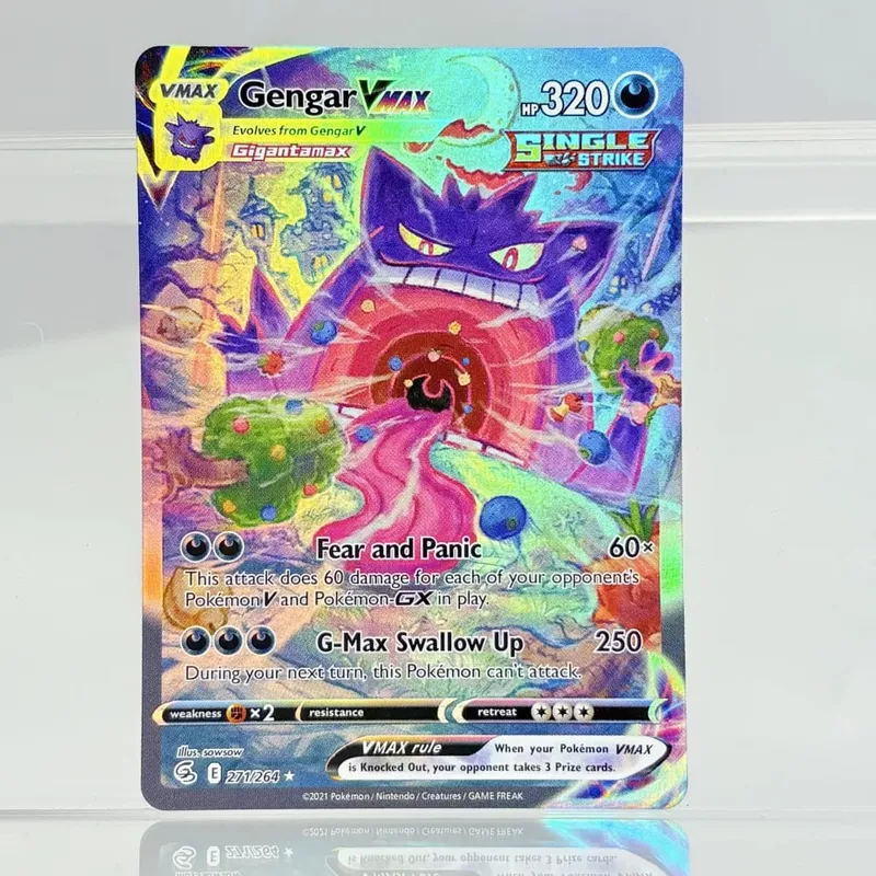Holographic Game Trading Collection PTCG Proxy Cards Charizard Pikachu Mew EX Singl PKM Foil Cards PROXY Card — image 4