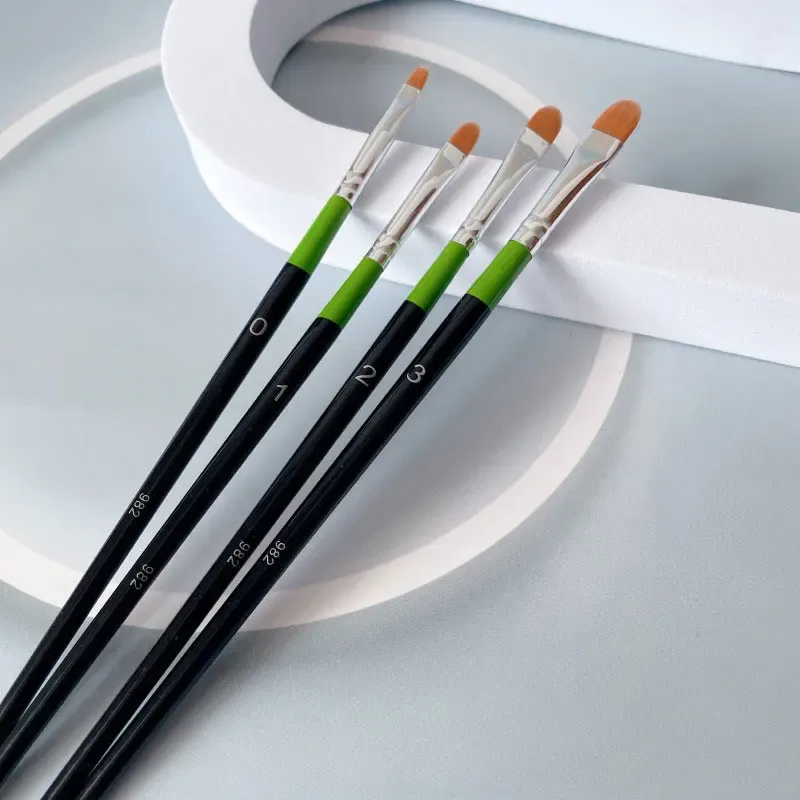 1/4/5pc Foundation Makeup brushes Maliit na Detalyadong Concealer Make up brush wood handle cosmetic tool — image 3