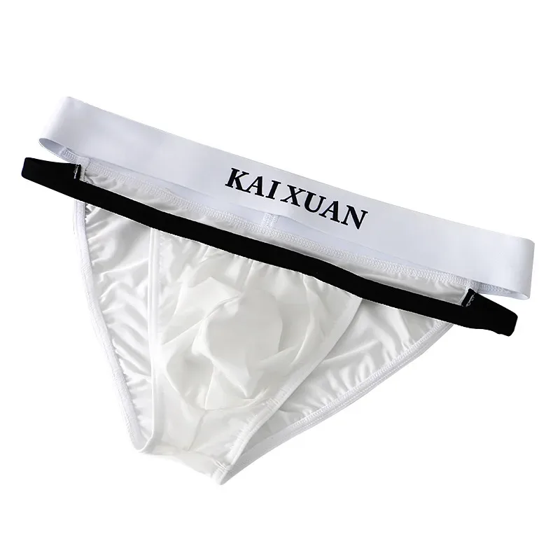 Intimo da uomo moda Mutande in seta di ghiaccio traspirante Slip morbidi e confortevoli — image 5