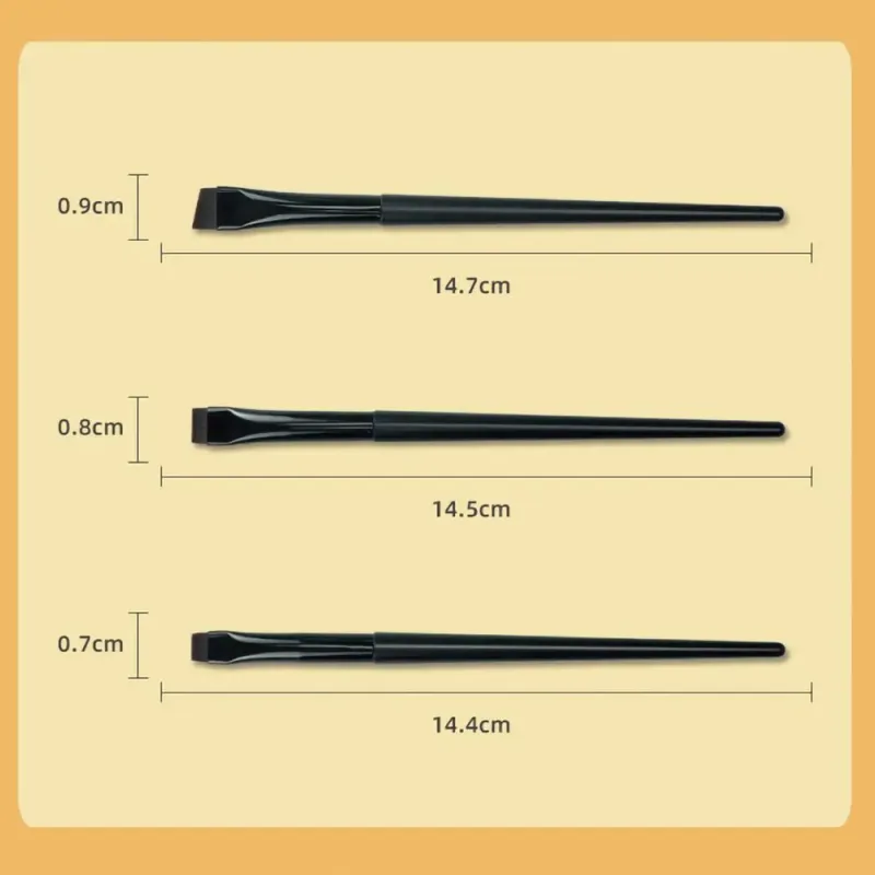 Up Tool Oblique Cosmetics Brush Beauty Blade Makeup Brushes Liner Brow Brush Angled Fine Eyeliner Brushes Flat Eyebrow Brush