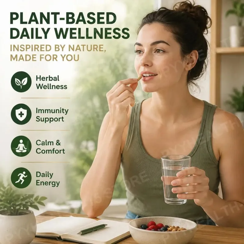 Panax Ginseng & Ginkgo Biloba 5000mg Equivalent with 95% Piperine Daily Energy Focus & Vitality Support 120 Vegetarian Capsules — image 3