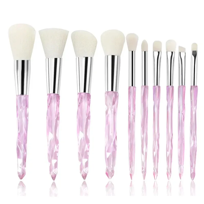 11 pcs Pink Makeup Brushes Set Vegan Eyebrow Eyelash Powder Synthetic Hair Foundation Brush Make Up Tools For Women — image 14