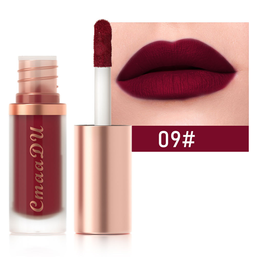 1 stücke Wasserdichte Matte Samt Lip Glasur Feuchtigkeitsspendende Langlebige Nicht-stick Tasse Nicht Leicht Zu Verblassen Lip Gloss lippenstift Make-Up — image 11