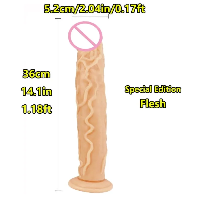 Super Cheap 7 Sizes 5 Colors Realistic Soft Jelly Dildo Suction Cup Adult Sex Toy for Women and Men Vaginal and Anal Masturbator — image 38