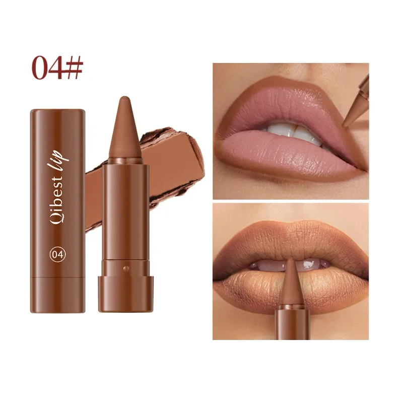 MatteลิปสติกปากกาGradient Lip Linerสีแดงสีน้ำตาลกำมะหยี่Contouringดินสอยาวนานกันน้ำเซ็กซี่ผู้หญิงแต่งหน้าLipliner — image 9