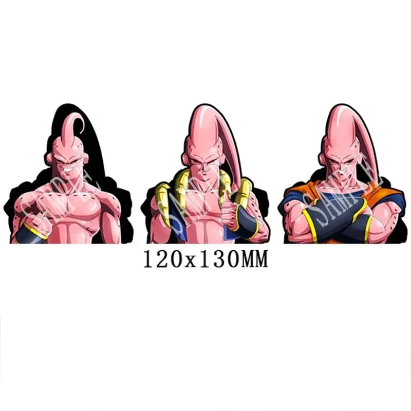 Anime 3D Lenticular Sticker Goku Vegeta Waterproof Decals for Car Refrigerator Skateboard Etc.kid's Gifts