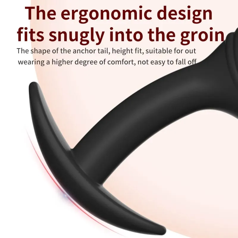 Pallina anale in silicone Dilatatore dell'ano Dildo Spina anale Piccola passeggiata Indossabile Culo Butt Plug Massaggiatore prostatico Giocattoli del sesso per donne Uomini — image 5