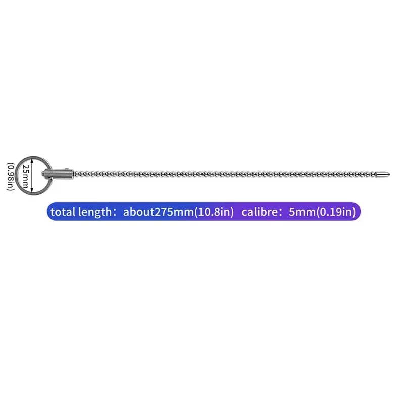 Electric shock Stainless Steel Urethral Sound Dilators Penis Plug Insert Stimulation Catheter Beads Masturbator Sex Toys For Men — image 10