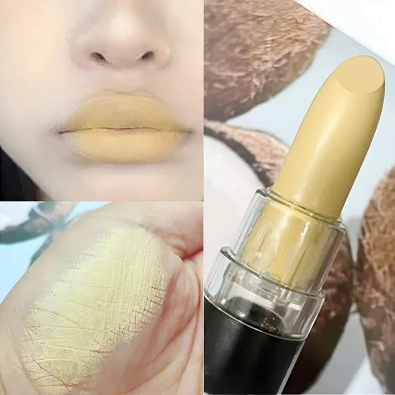 Clay Nude Lip Primer คอนซีลเลอร์ Cover Dark LIPS Stick ยาวนาน Gothic Matte สีดำฮาโลวีนสีขาวคอสเพลย์แต่งหน้า Lip BASE — image 11