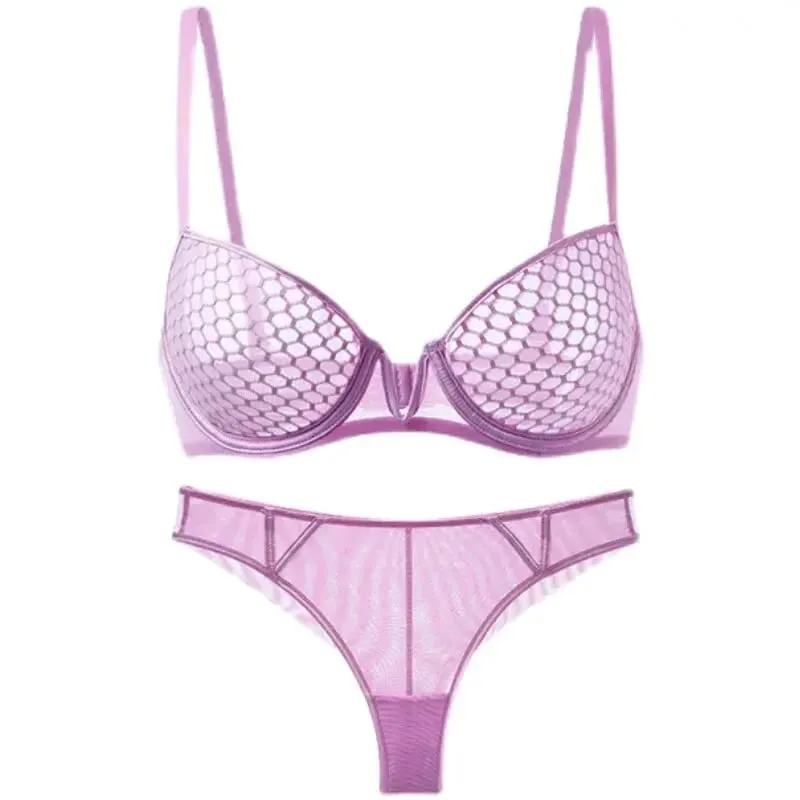 Ensemble de soutien-gorge minimiseur Ultra-fin pour femme, buste complet, soutien latéral à armatures doux, Lingerie confortable Anti-affaissement — image 6