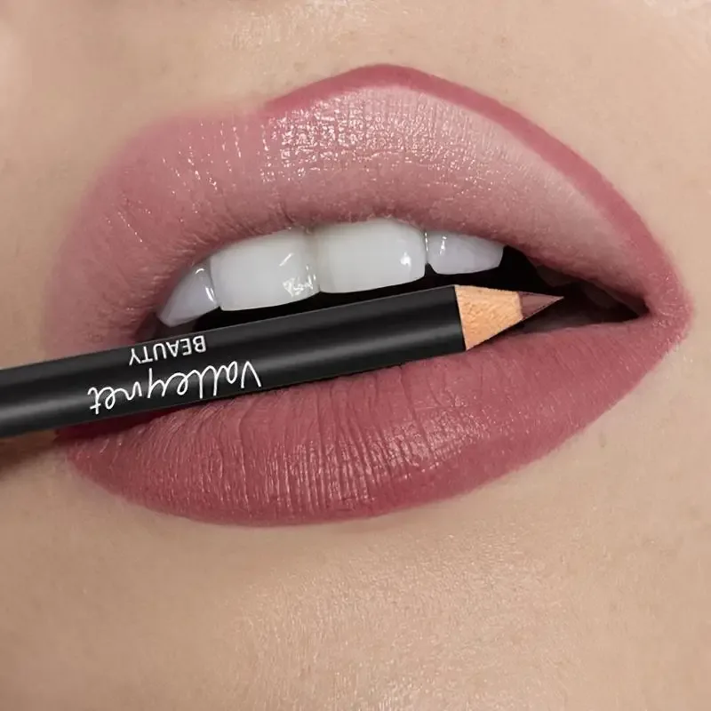 Wood Velvet Matte Lip Liner | Long-Lasting Non-Drying | Versatile Colors | Includes Berry Brown Pink Purple and Red — image 4