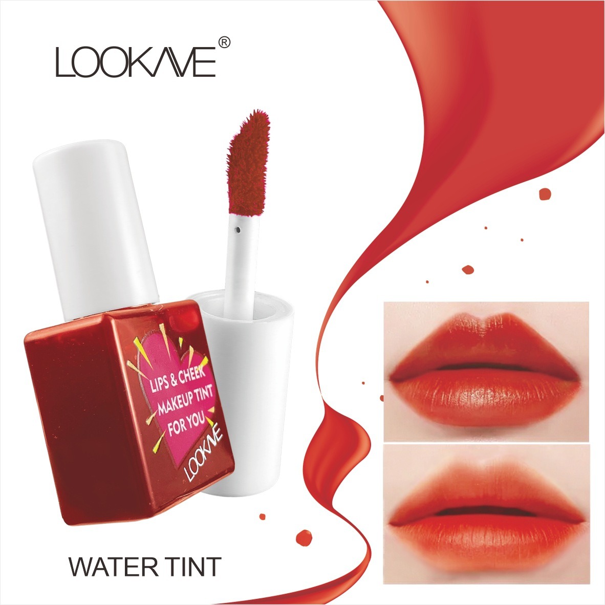 Lip Cheek Water Tint Mat Lip Stain Fugtgivende Frugt Flydende Læbestift Blush 6 Farve Lip Gloss Langtidsholdbar Vandfast Kosmetik — image 3