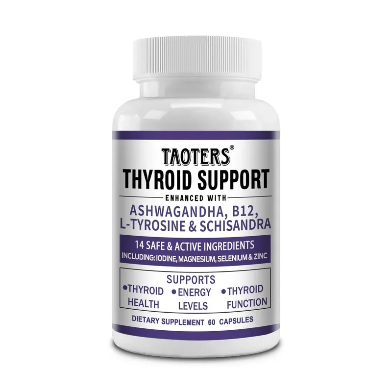 Thyroid Support with Iodine - 120 Capsules (Non-GMO)Energy & Focus & Boost Metabolism - Thyroid Health Supplement — image 8