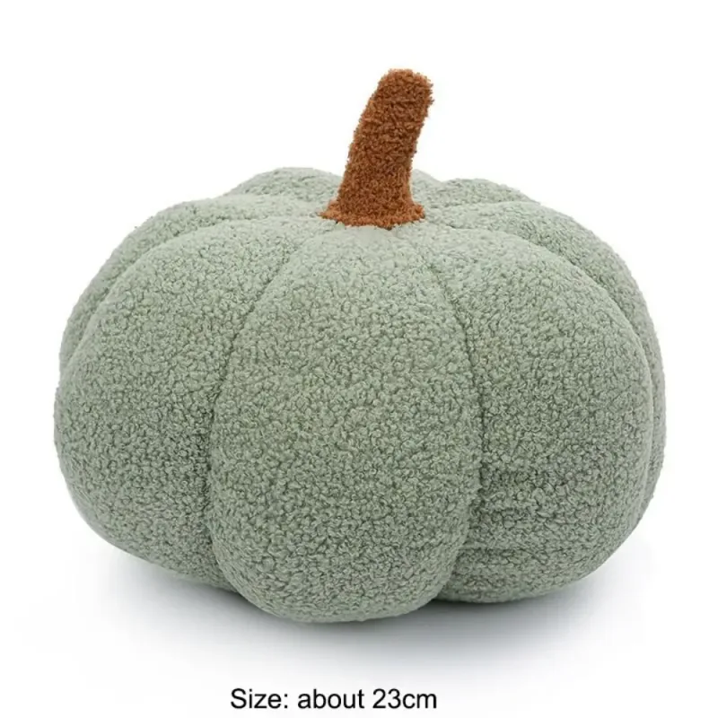 Cuscino di zucca in cotone per decorazioni per la casa Cuscino di zucca morbido e carino Cuscino con schienale morbido simulato di zucca — image 4