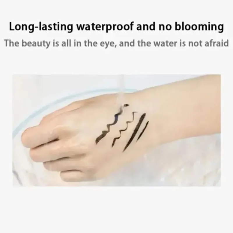 New Black Brown Color Liquid Eyeliner Pen Waterproof Long-lasting Natural Eye Liner Pencil Fast Dry Soft Texture Makeup Tools — image 6