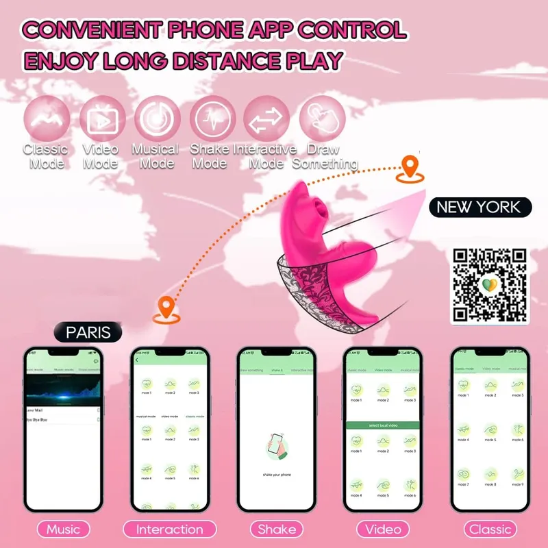 APP Bluetooth vagin sucer vibrateur 9 Modes vibrant ventouse sexe Oral aspiration Clitoris stimulateur érotique jouets sexuels pour les femmes — image 2