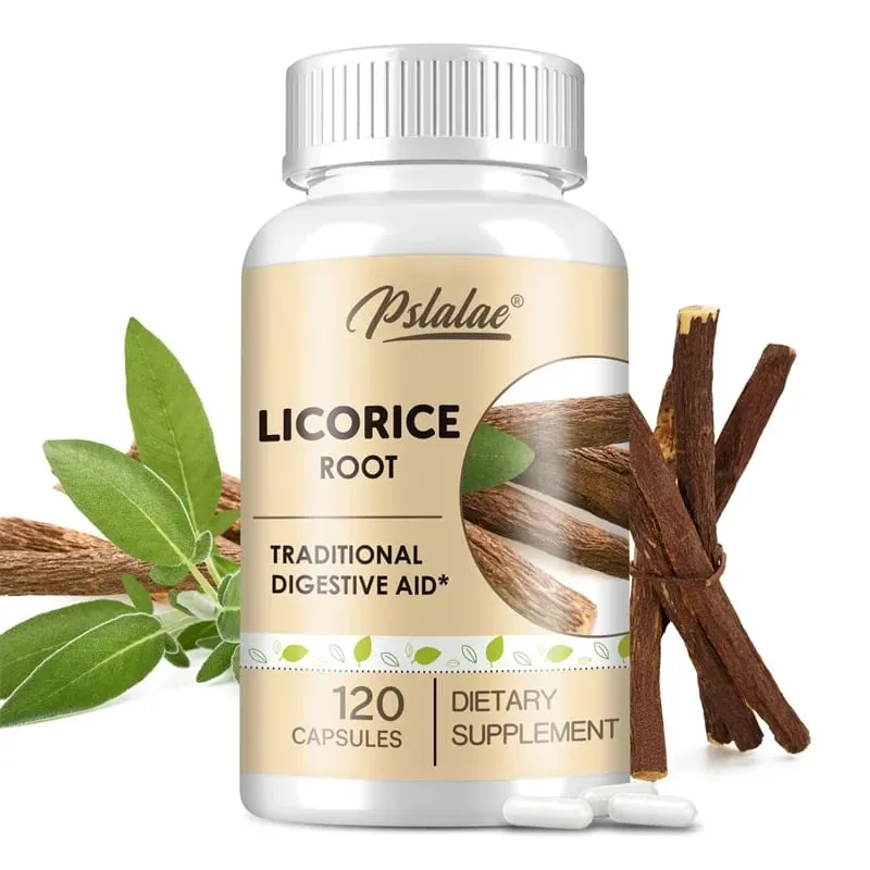 Licorice Root - High Strength Antioxidant Supplement Supports Heart Health Non-GMO Digestive Health Support — image 1