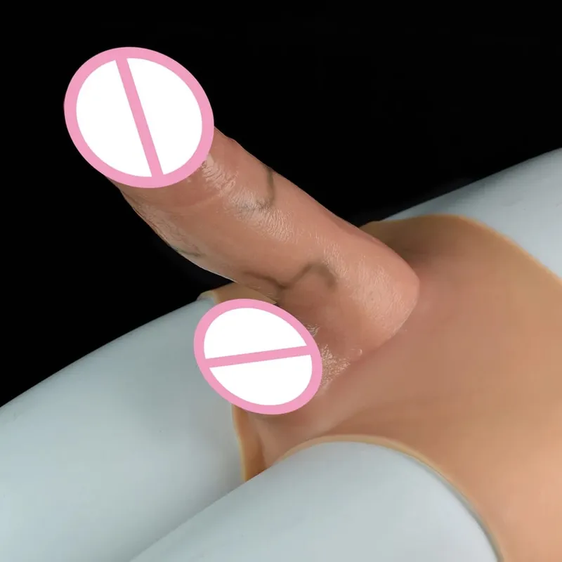 Strapon silikon seluar dildo seperti hidup boleh pakai pepejal zakar besar mainan seks untuk wanita seks pasangan lesbian — image 2
