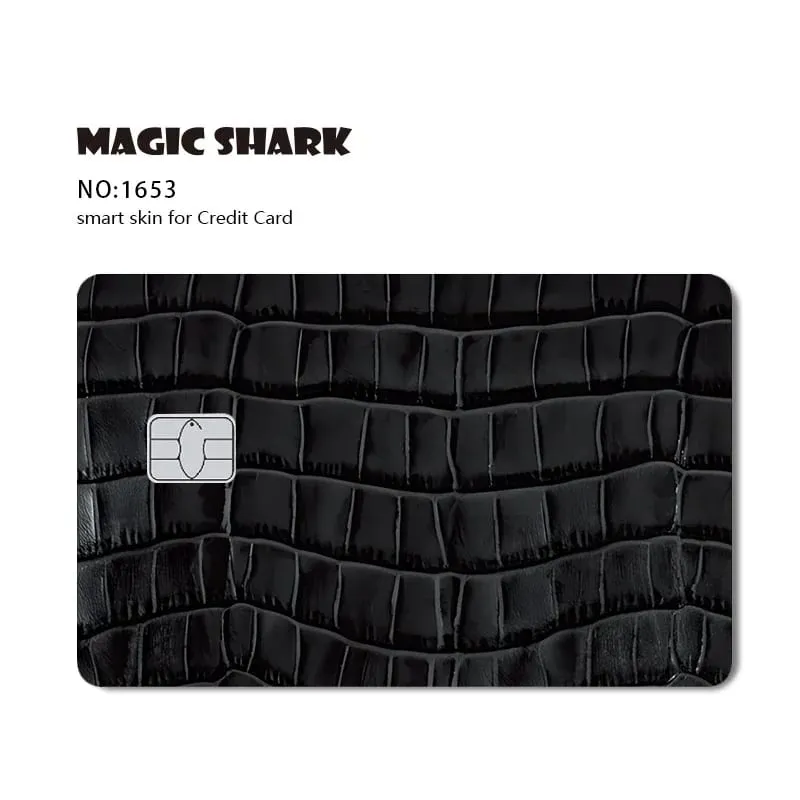 2026 New Magic Shark Anime Money Charge 404 Error ID Game Machine Film Skin Sticker for Debit Bank Credit Card — image 21