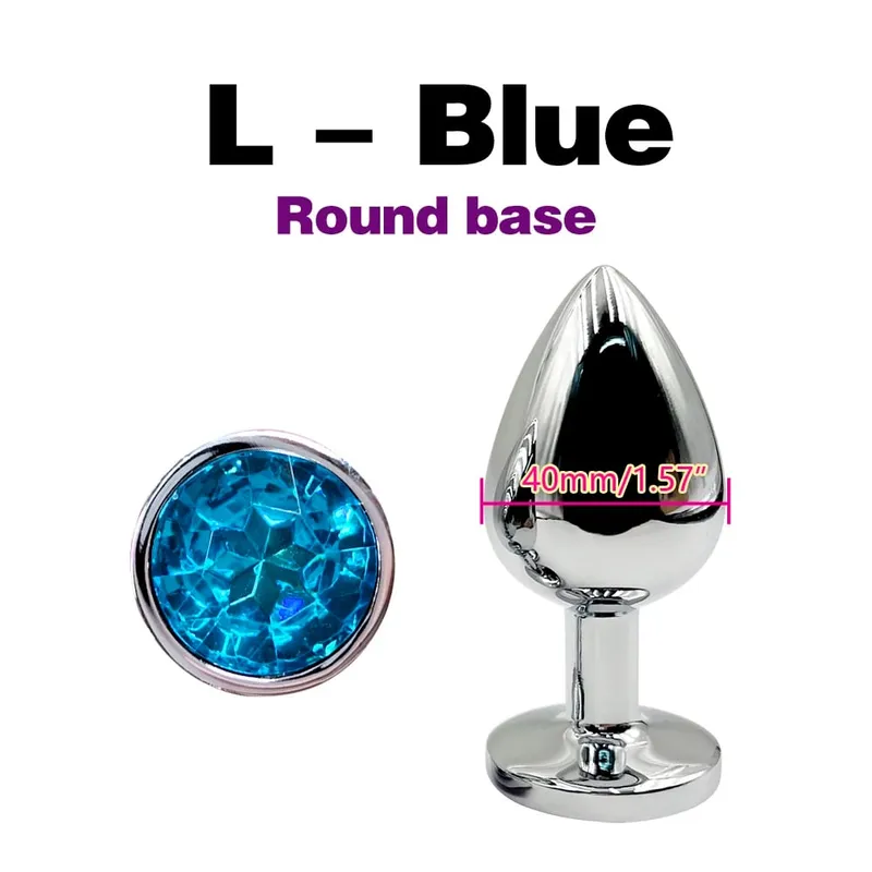 Tapón Anal de Metal con Base de gemas para principiantes a expertos, consoladores de masaje de punto G con tapón Anal de 5 tamaños, juguetes sexuales para parejas femeninas/masculinas para adultos — image 20