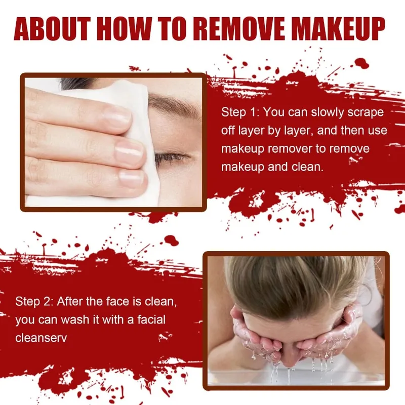 Ensemble de peinture de visage d'halloween, sac de maquillage, effets spéciaux, Halloween horreur Cosplay, cire de peau, peinture de cicatrices Plasma, outils de maquillage — image 5