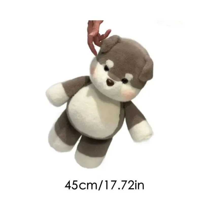 Hadiah Kreatif Bantal Plush Haiwan Boneka Anjing Lembut Sokongan Emosi Bantal Boneka Comel Bantal Plush 17.7 inci — image 6