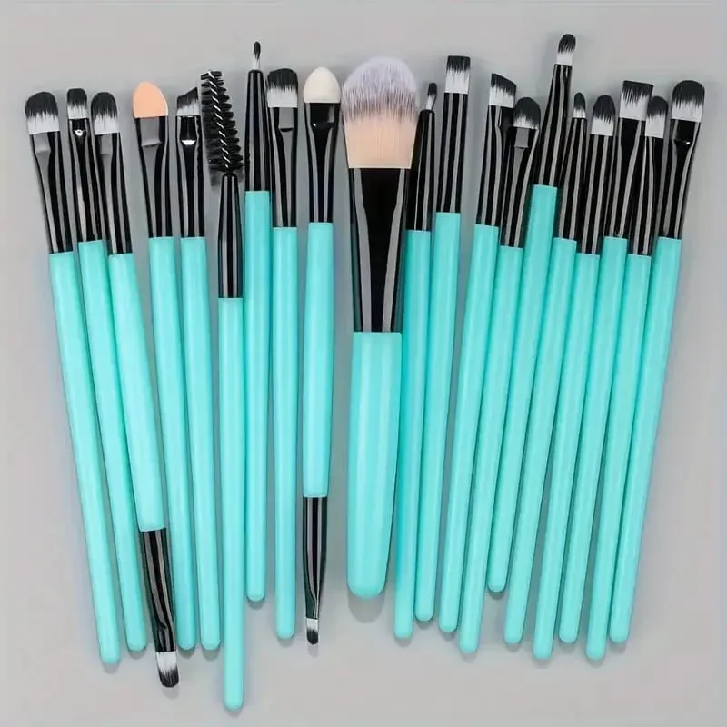 8st-20st sminkborstar set Mjuk fluffig ögonskugga Borste detalj Concealer Blush Loose Powder Foundation Highlighter Beauty Tool — image 31