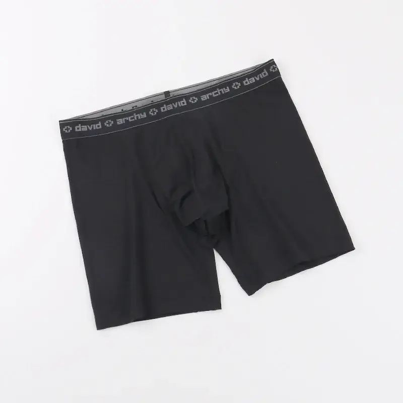 David Archy Lot de 3 boxers pour homme sous-vêtements basiques en micromodal doux et respirants à double poche à séchage rapide pour sport et fitness — image 9