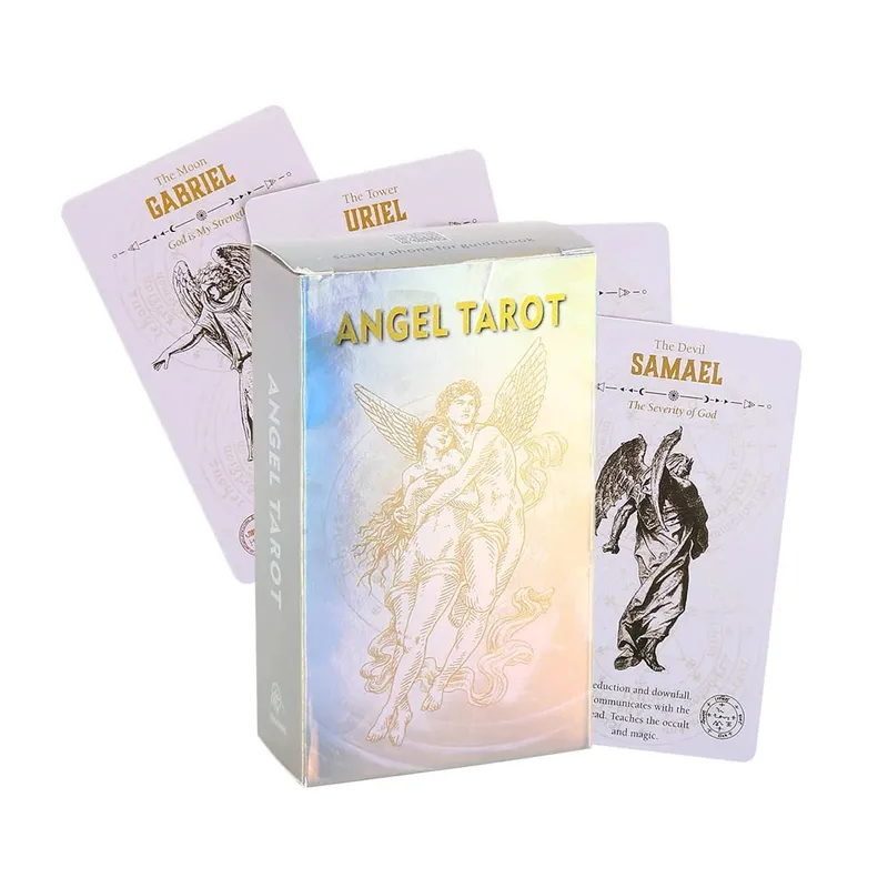 Engel-Tarot-Karten, mysteriöse Wahrsagerei, Orakel für Party-Play-Brettspiel-Deck